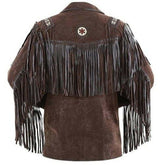 Dark Brown Cowboy Jackets back-Men